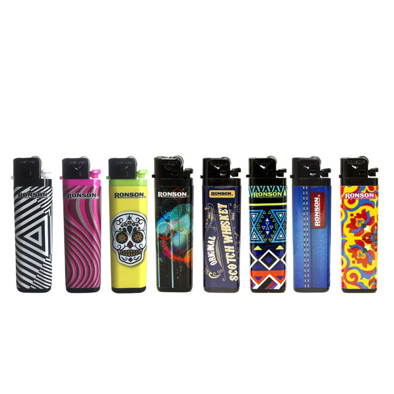 Encendedor Ronson diseños x 10 ud