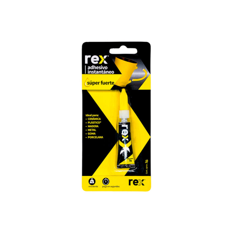 Adhesivo instantaneo Rex 2g