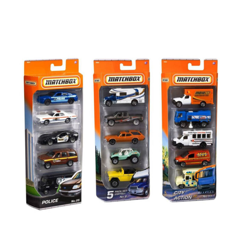 Auto básico Matchbox paquete 5unidades