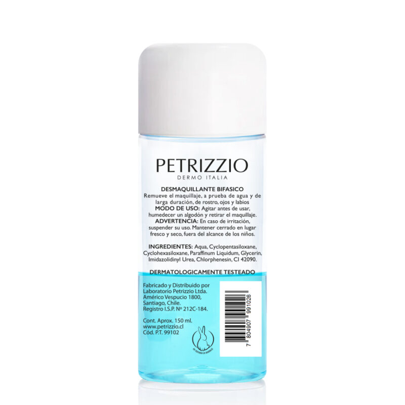 Desmaquillante Petrizzio bifásico 150ml