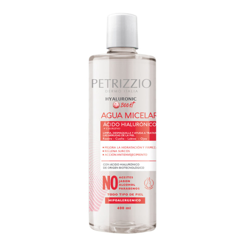 Agua micelar Petrizzio hyaluronic boost 400ml