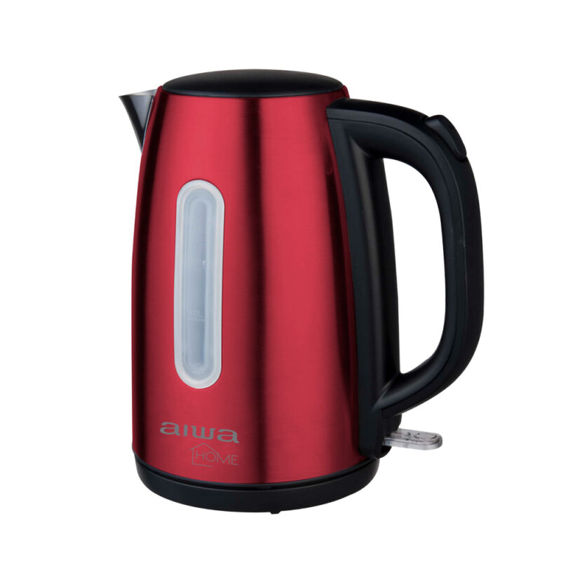 Hervidor electrico acero inoxidable 1.7L Rojo