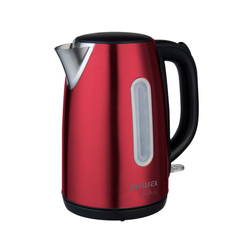 Hervidor electrico acero inoxidable 1.7L Rojo