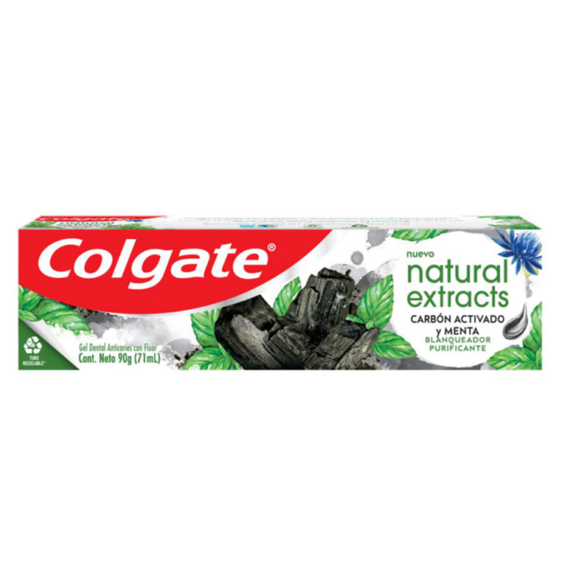 Pasta dental Colgate natural extracts carbón 1x90gr