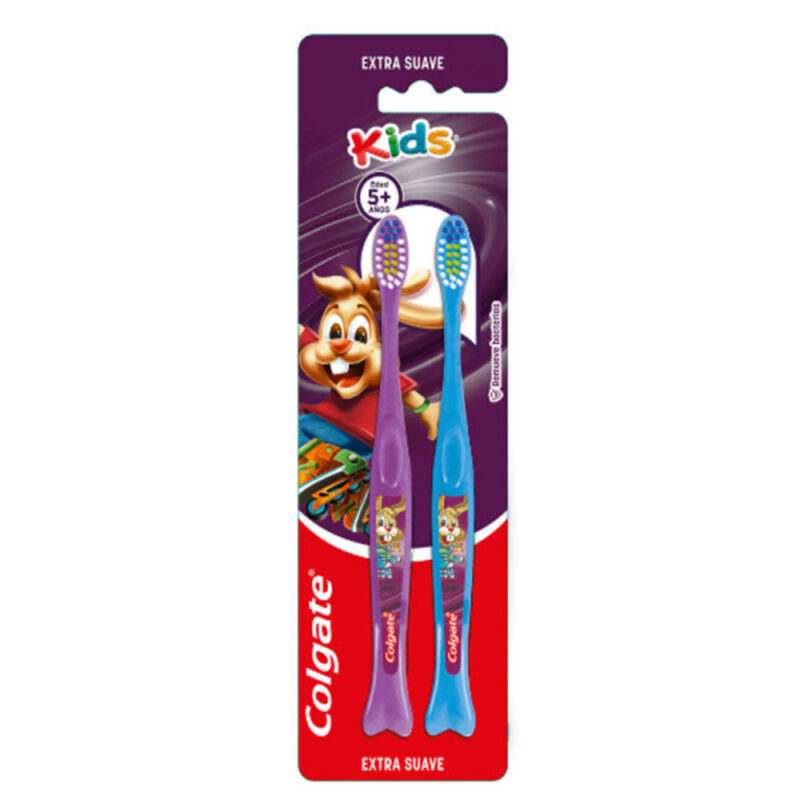 Pack cepillo Colgate kids 5c tandy x2