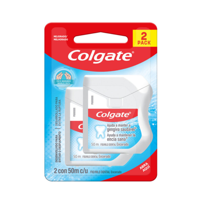 PK hilo dental Colgate 50mt x2ud