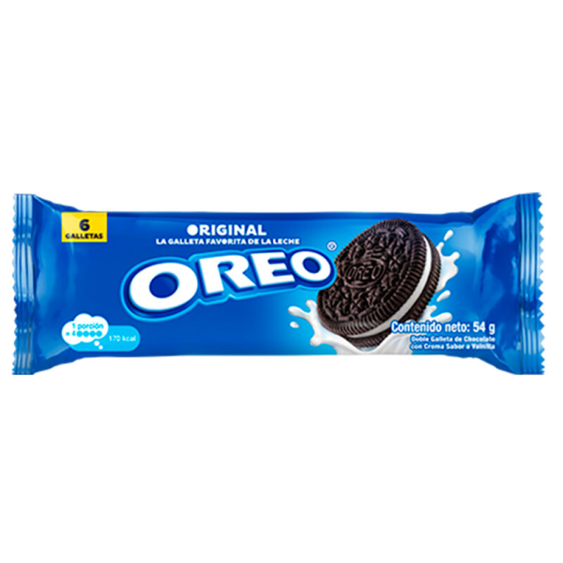 Galleta Oreo sixpack regular 18x6x56gr
