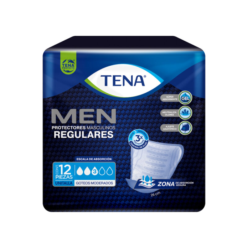 Protectores Tena regulares hombre 1x12ud