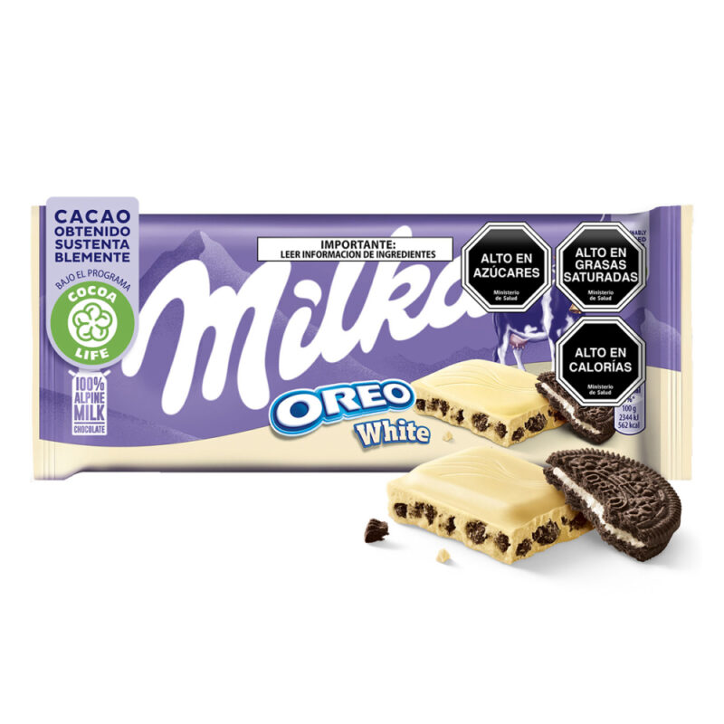 Chocolate tableta Milka oreo blanco 100g