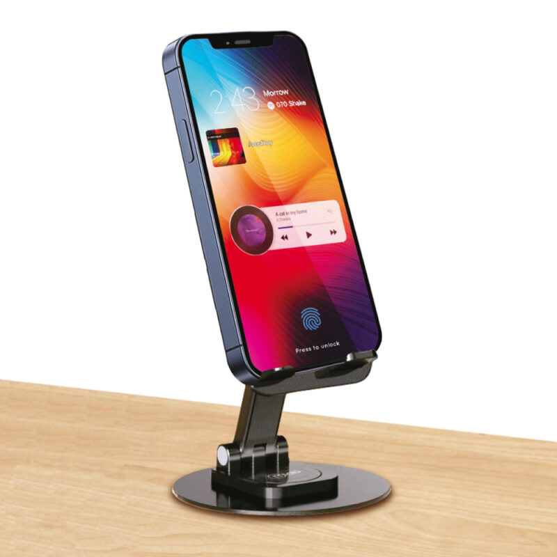 Soporte de celular Mlab metalico rotacion 360 de 4 a 10pulg