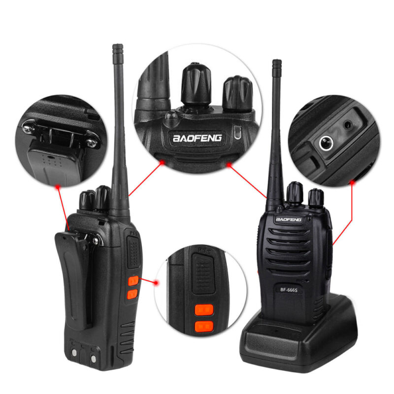 Intercomunicador Baofeng BF-666S 400-470mHz