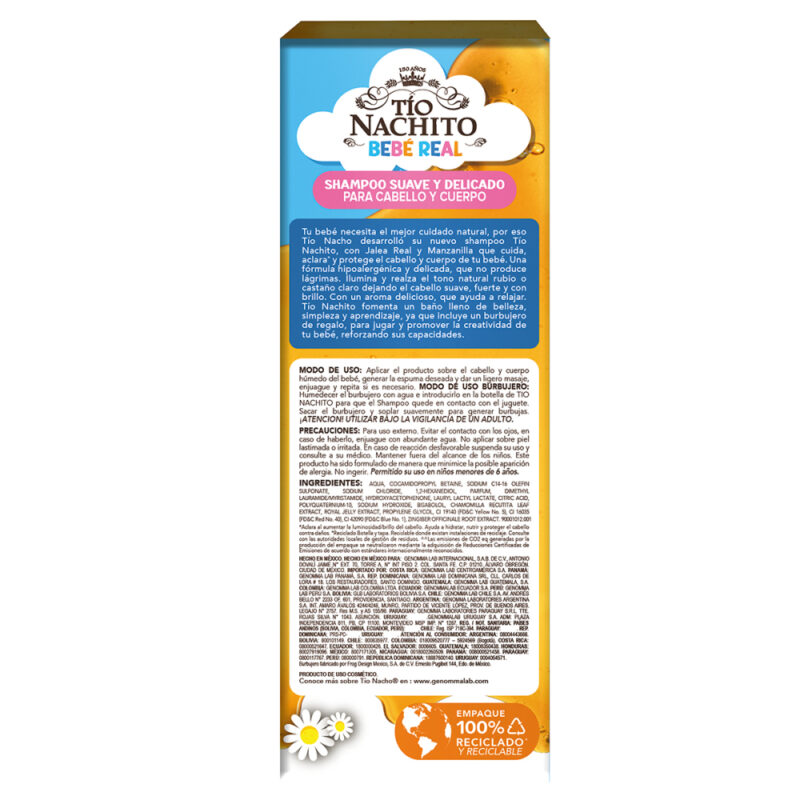Shampoo Tio Nachito niños 2 en 1 400ml