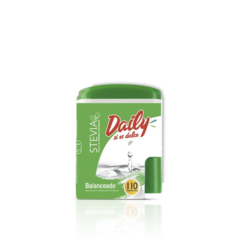 Endulzante  Daily stevia tabletas 110 ud  blíster 1x1ud
