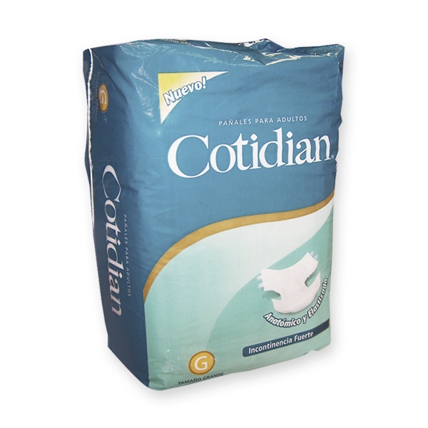 Pañal adulto Cotidian Clásico 1x8ud