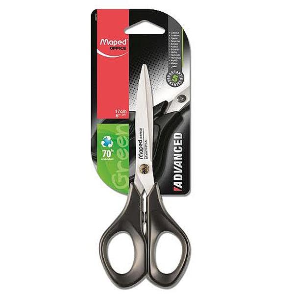 Tijera Maped advanced green 17cm
