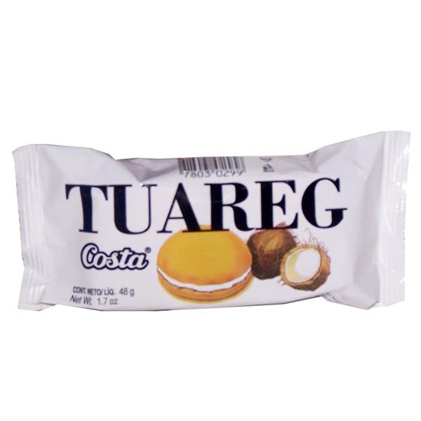 Galleta tuareg coco individual Costa 24 x48g