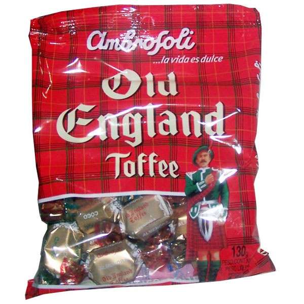 Old england toffe sobre Génova Ambrosoli (rojo) x24ud x130g