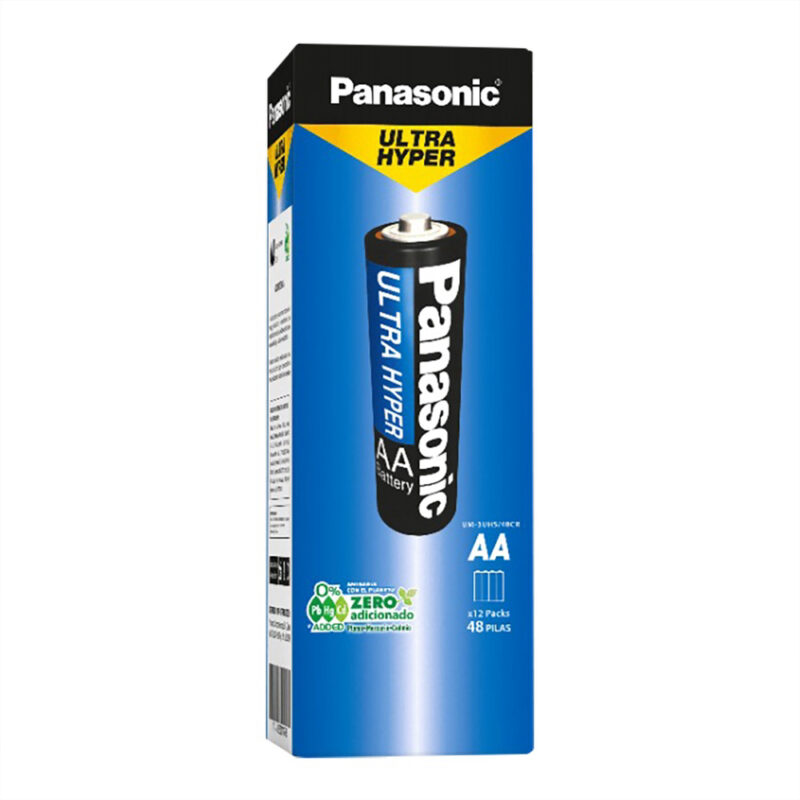 Pila convencional Panasonic super hyper AAx48