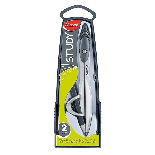 Compas Maped study con adaptador 2piezas 1ud