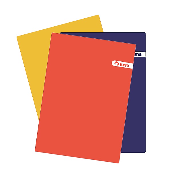 Carpeta plastificada Torre colores x1