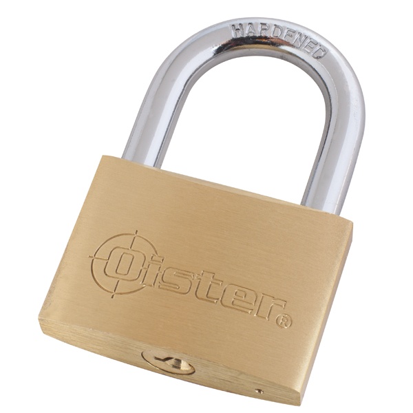 Candado Oister bronce satinado 20mm