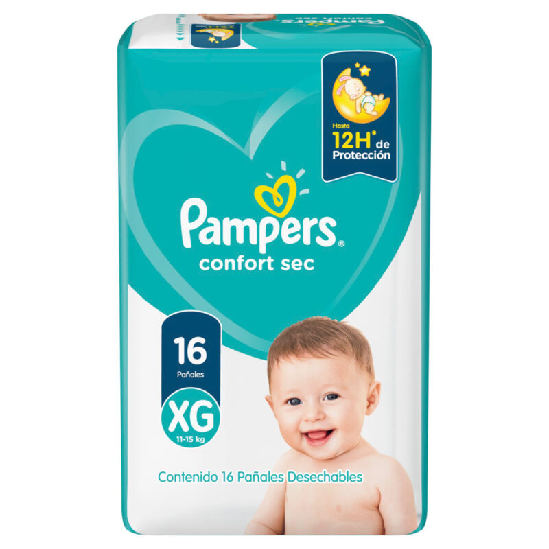 Pañal Pampers Confort Sec XG x16ud