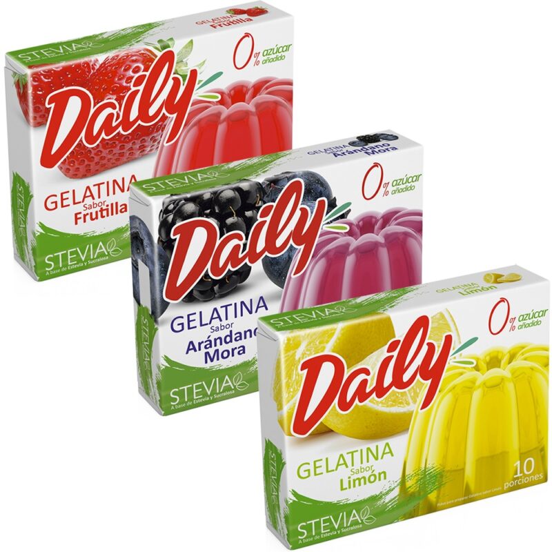 Gelatina Daily con stevia