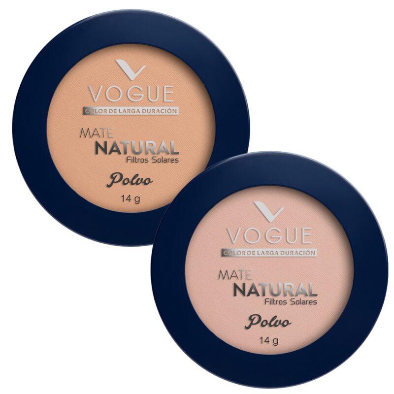 Polvo compacto Vogue natural 14g