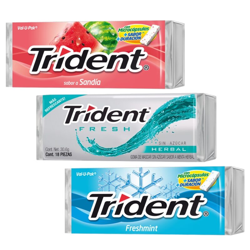 Chicle trident valupak s/a X 12