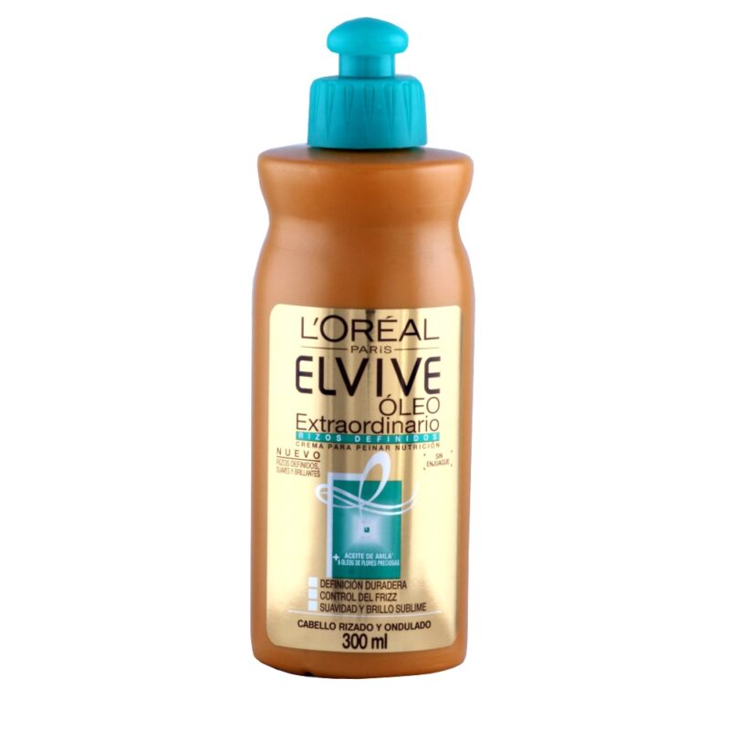 Crema peinar Elvive oleo extra rizo 300ml