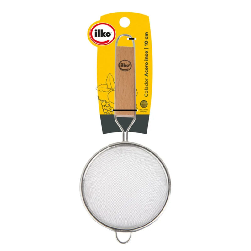 Colador inox 10 cm clasica