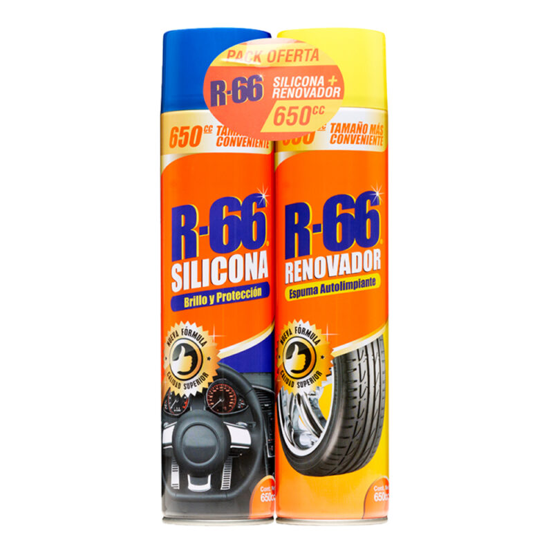 Pack R66 Silicona mas Renovador 650cc