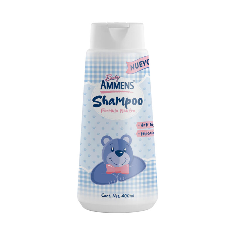 Shampoo Ammens baby botella tapa flip top 400ml