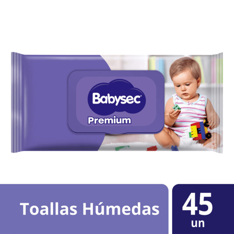 Toallas humedas Babysec premium 45ud
