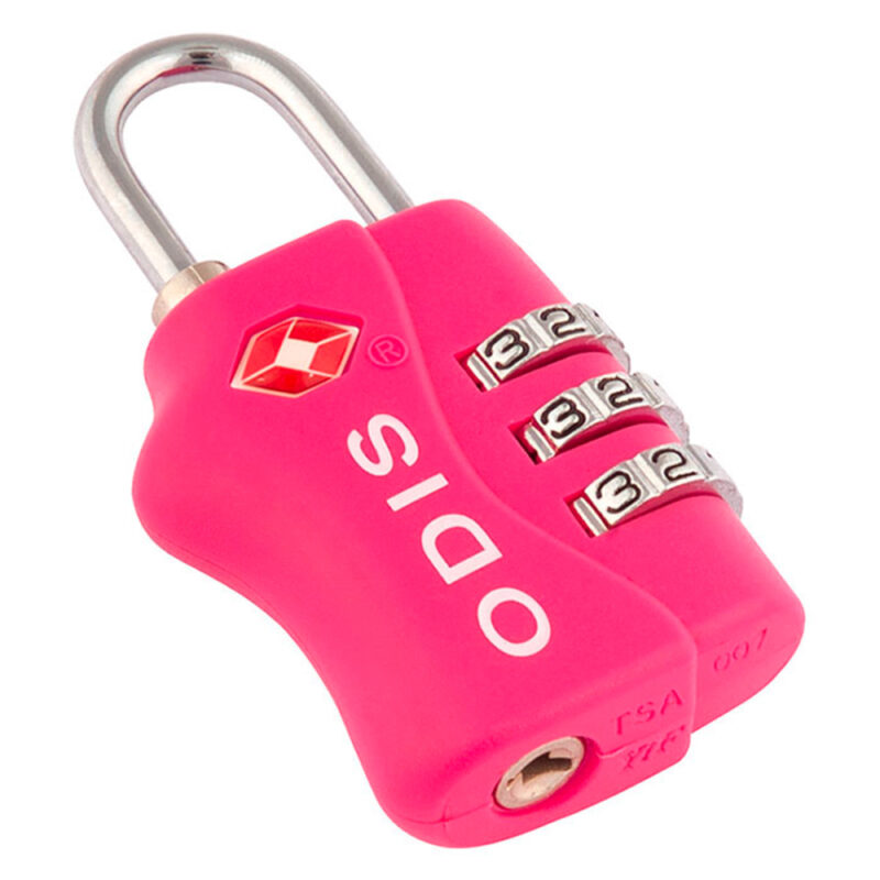 Candado Odis TSA 33mm Rosado