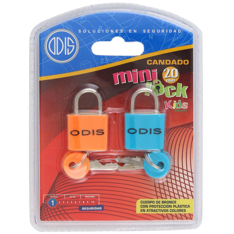 Candado Odis Mini Lock x2 20mm