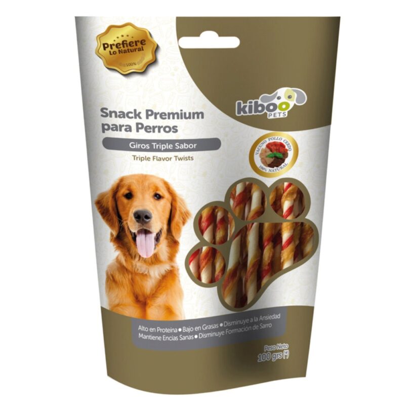 Costillas Triple sabor p/perro Kiboo Pets