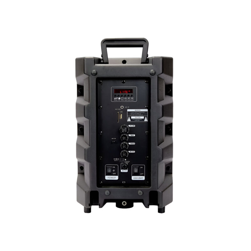 Parlante portatil BT y radio FM MasterG