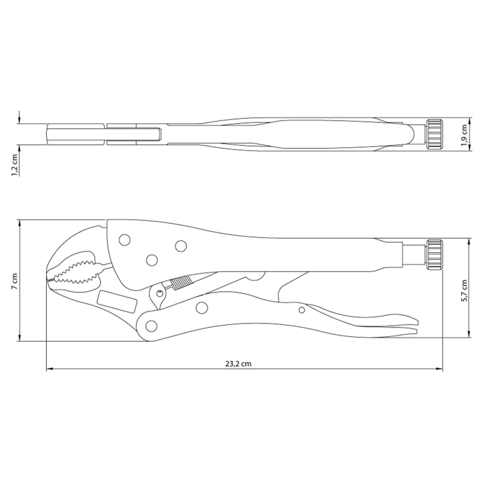 Alicate caiman 10 pulgadas