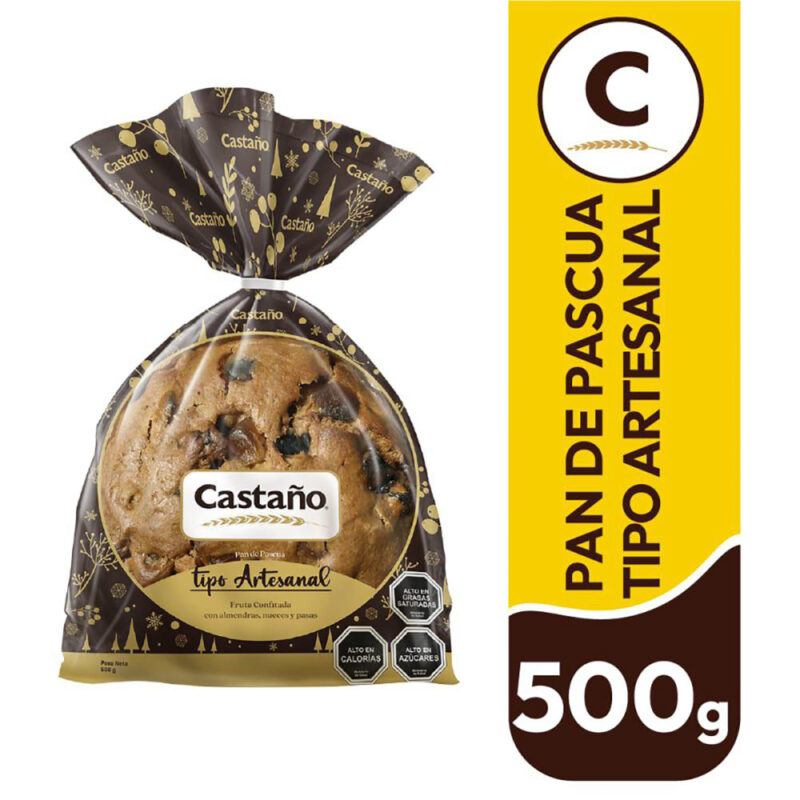 Castaño Pan de Pascua Tipo Artesanal 500 gr.
