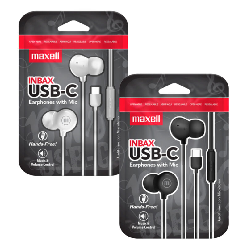 Audifono IN-EAR USB-C Maxell