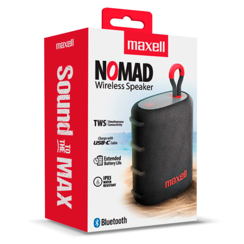 Parlante Bluetooth Nomad Gris Maxell