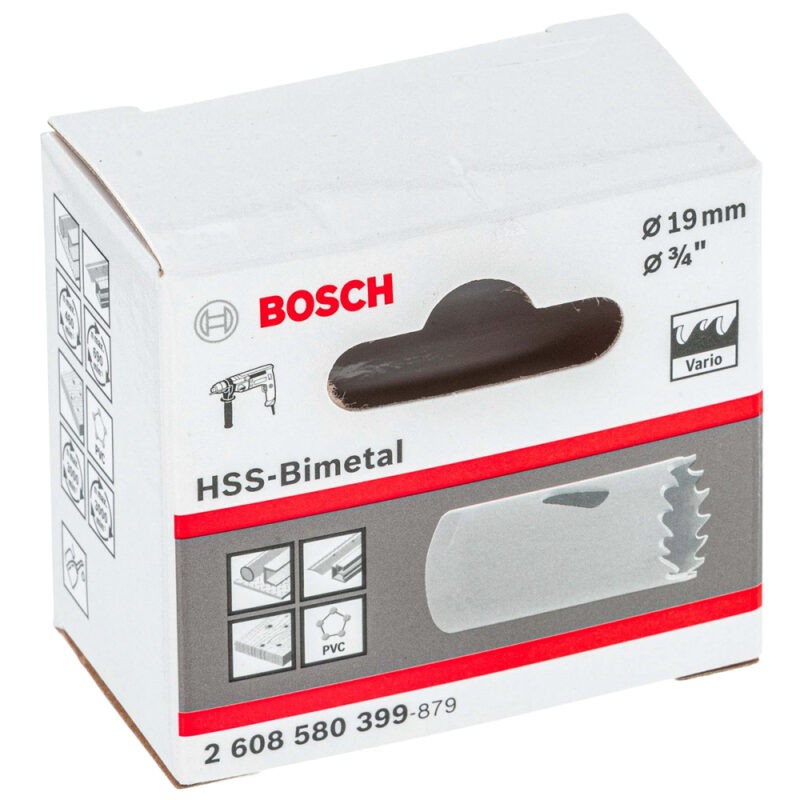Sierra copa bimetalica Bosch HSS standard 19mm 3/4