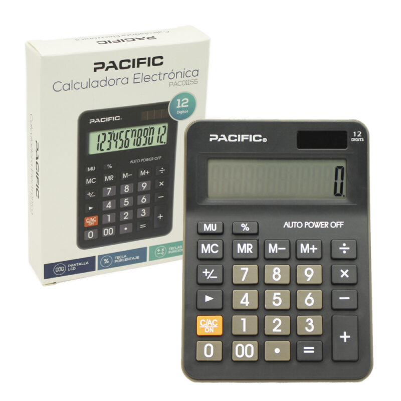 Calculadora de sobre mesa Pacific color