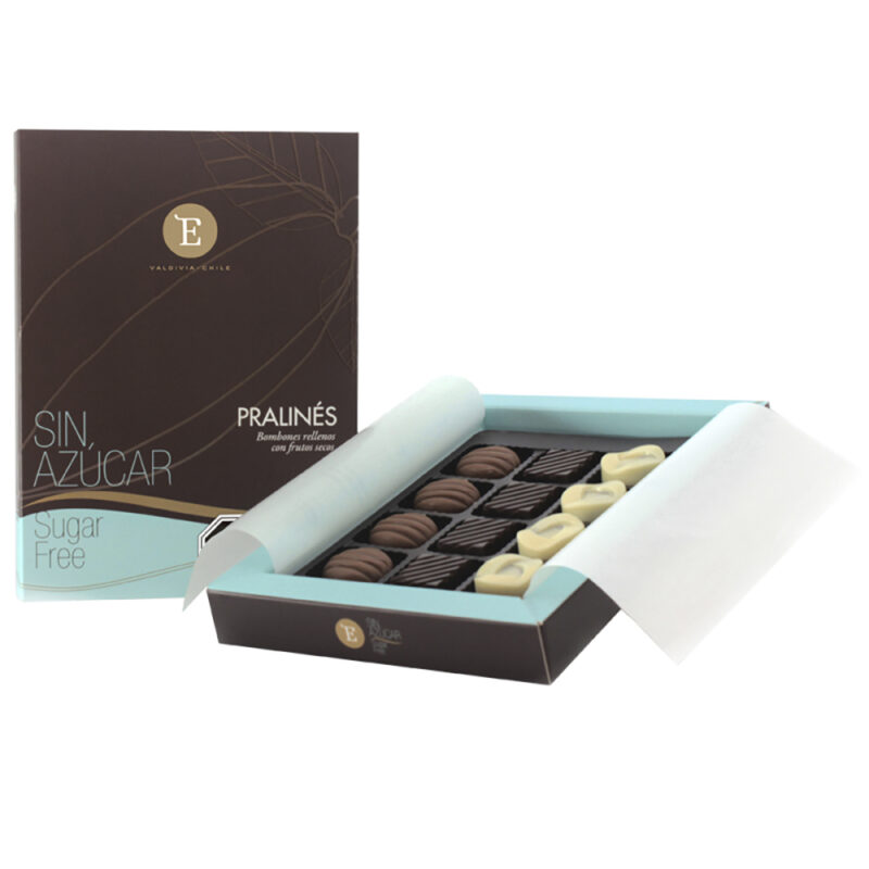 Caja Bombones Entre Lagos s/azucar 120gr