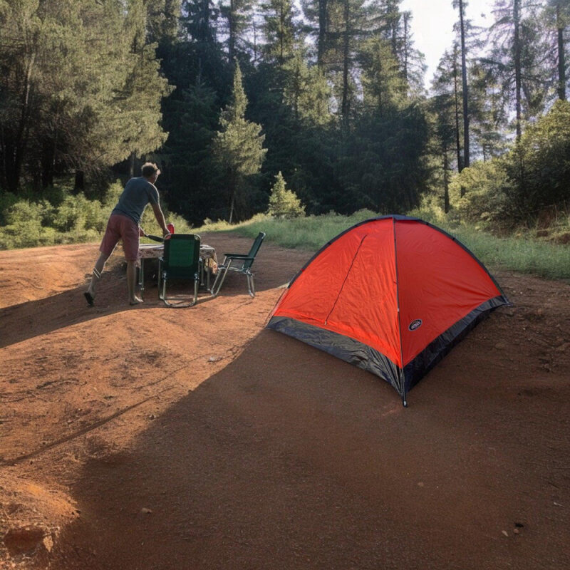 Carpa 4 personas Montana rojoOutback
