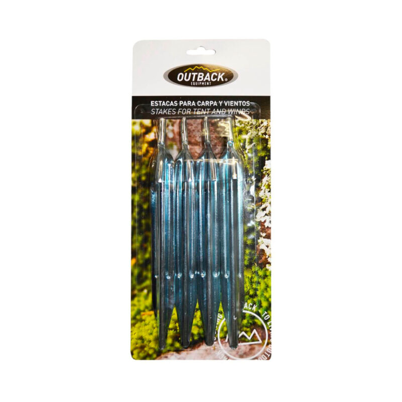 Estacas para carpa y vientos Outback