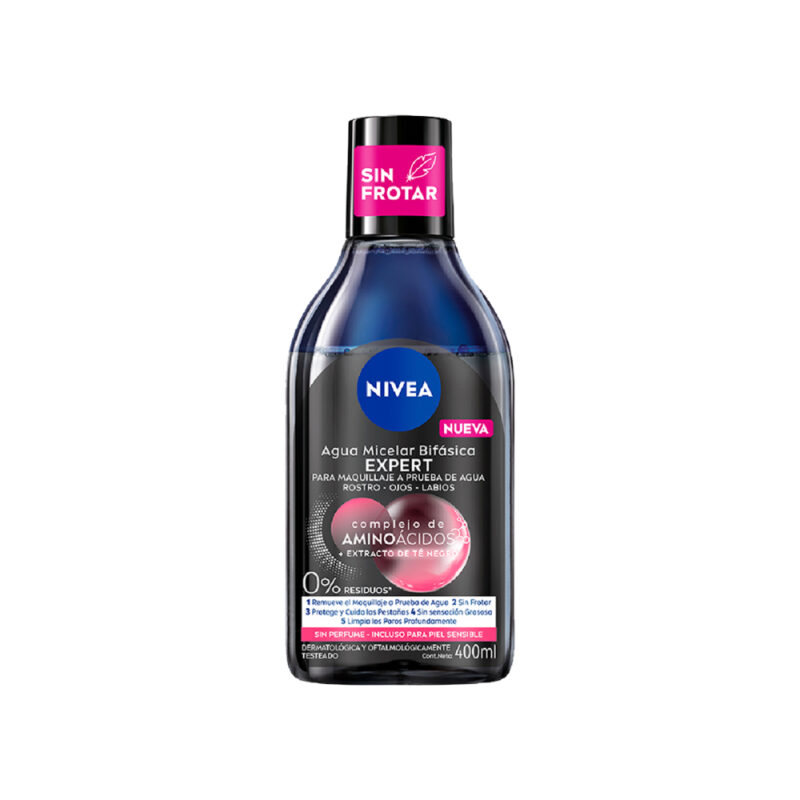 Agua micelar Nivea expert waterproof make up remover 400ml