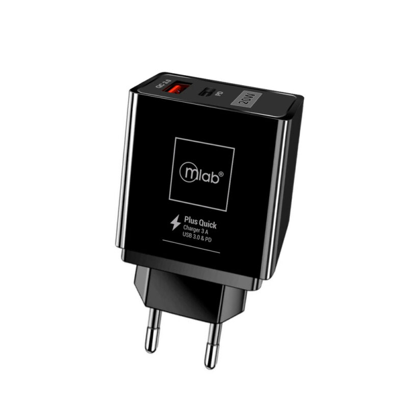 Microlab Cargador  220v Rápido 20W USB QC3.0
