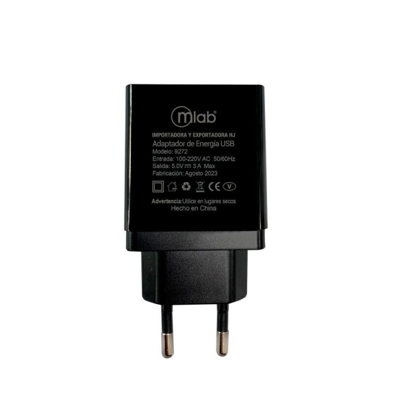 Microlab Cargador  220v Rápido 20W USB QC3.0